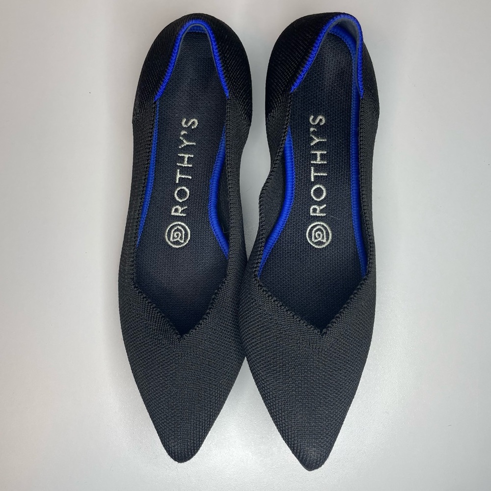 Rothy’s Black Pointed Toe Flats